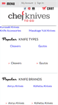 Mobile Screenshot of chefknivestogo.com